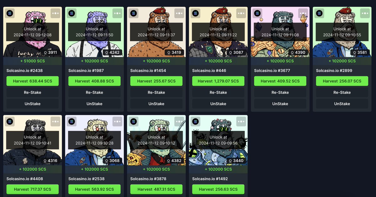 TumbleHero's tweet photo. How many bears you got? @solcasino https://t.co/83YdsaPdXp