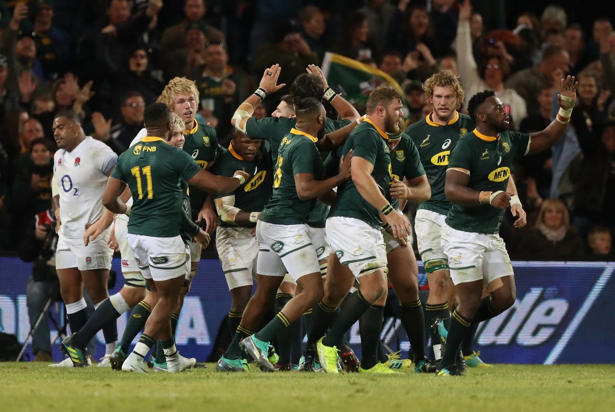 Since 1906 the Springboks have dominated their matches and series against England.

South Africa have won 28 of 46 Tests and 4 of 7 series.

England have never won a series against the Springboks.

This is Boks v England History Week!