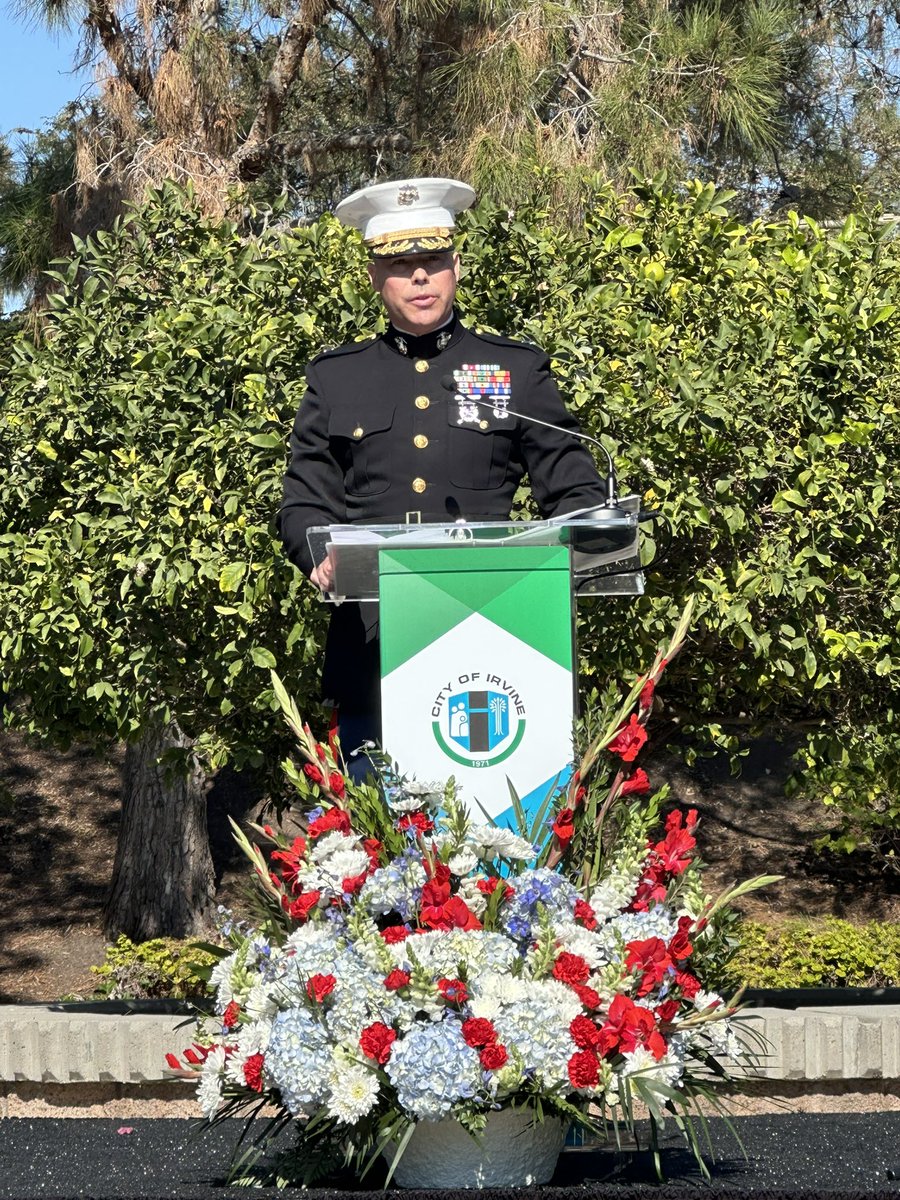 Erick Gonzalez (@erickarielglez) on Twitter photo It was an honor to participate in the <a href="/City_of_Irvine/">City of Irvine</a> #VeteransDay2024 ceremony. Very grateful for our men and women who have serve and continue to do so. Thank you @MayorofIrvine for helping lead today. It was an honor to participate in the <a href="/City_of_Irvine/">City of Irvine</a> #VeteransDay2024 ceremony. Very grateful for our men and women who have serve and continue to do so. Thank you @MayorofIrvine for helping lead today.