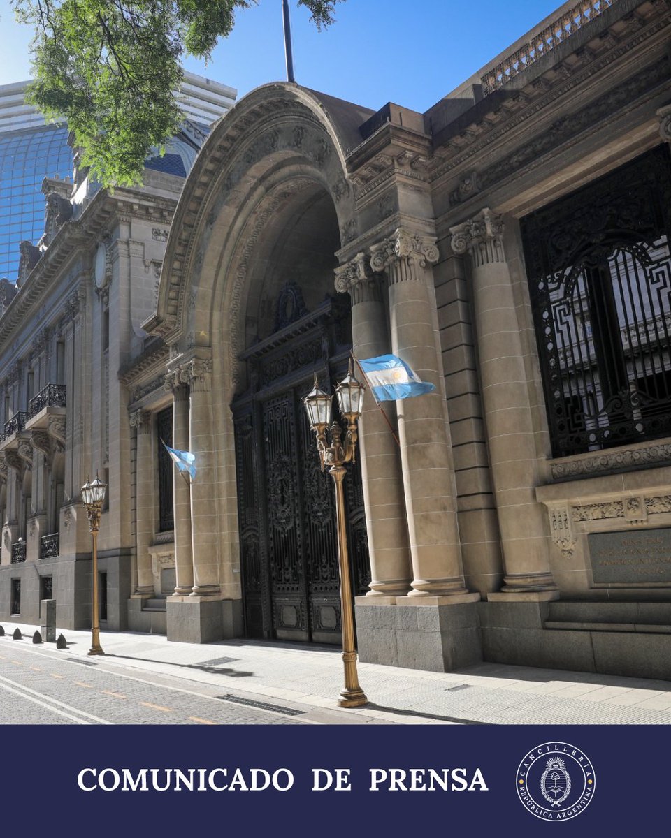 Comunicado de Prensa 

La República Argentina reafirma sus imprescriptibles derechos de soberanía sobre las Islas Malvinas, Georgias del Sur, Sandwich del Sur y los espacios marítimos circundantes, y su compromiso con una solución pacífica al diferendo con el Reino Unido.