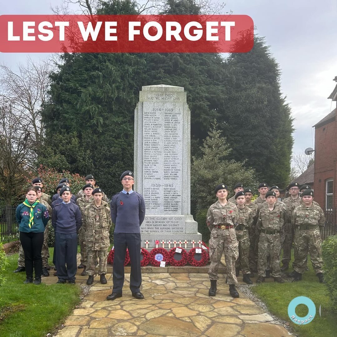Remembrance Day 🌹

Today students who are part of the Army Cadets, Air Cadets and Scouts paid their respects at the Hadley Cenotaph along with our 2 minutes reflective silence remembering those who fell in honour and appreciating those currently serving 🪖 

“… And at the goi…