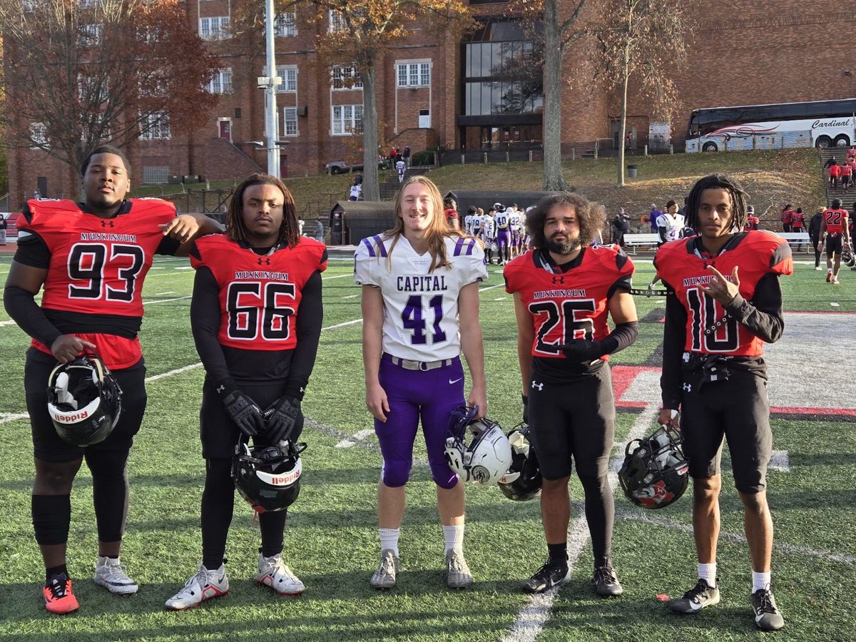 Awesome moment! Five knights played each other this past weekend! <a href="/NorthwestAD/">Northwest Athletics</a> <a href="/nwlocal/">Northwest Local School District</a>  #knightsincollege