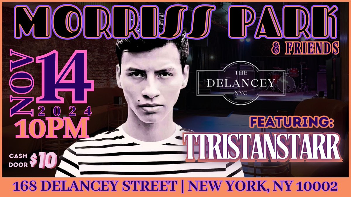 UrbanProspect's tweet photo. Morriss Park, the rising artist known for his genre-blending fusion of hip hop, R&amp;B, and soul, is scheduled to perform live at The Delancey on November 14, 2024. https://t.co/RO3kGhaNsu #performance #MissionImpossible #concert #HipHopMusic #r&amp;b #soul https://t.co/8HtTNbJNOI