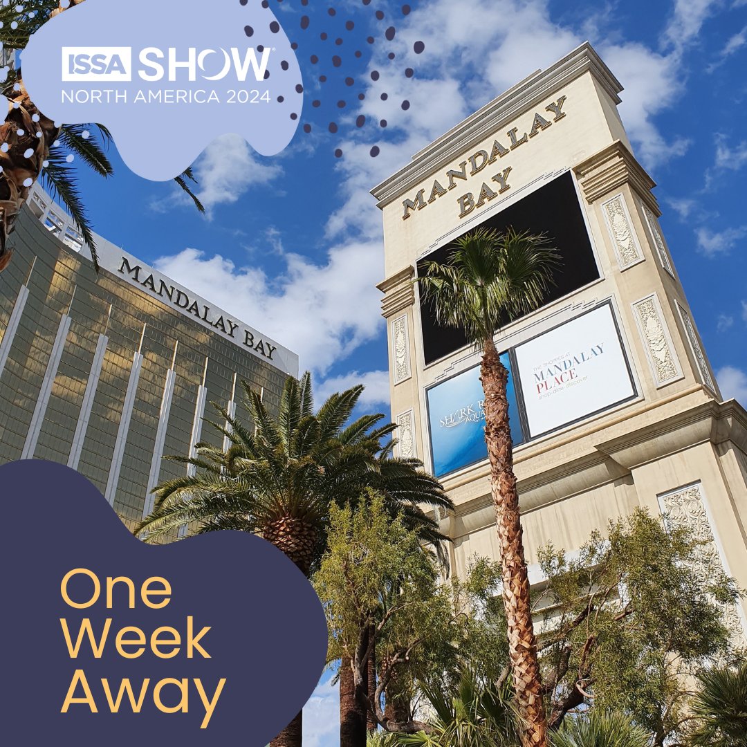 ISSAShowNA's tweet photo. Can you believe it? We're just ONE WEEK AWAY from ISSA Show North America 2024!

Haven't registered yet? Beat the lines and save time by registering online:  https://t.co/TS3BvkiMCr

#issashow #issashow2024 #cleaningprofessionals #beyondclean https://t.co/5EapatipM5