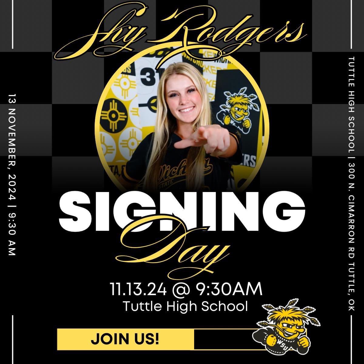 Oklahoma Athletics 18U National Madden (@asnat18umadden) on Twitter photo Itโs signing weeeeeeekkkkkkk๐๐๐๐๐
<a href="/haleygallo_2/">Haley Gallo</a> | <a href="/UCOSoftball/">UCOSoftball</a> | <a href="/skylerrose07/">Skyler Rodgers</a> | <a href="/GoShockersSB/">Wichita State Softball</a> Itโs signing weeeeeeekkkkkkk๐๐๐๐๐
<a href="/haleygallo_2/">Haley Gallo</a> | <a href="/UCOSoftball/">UCOSoftball</a> | <a href="/skylerrose07/">Skyler Rodgers</a> | <a href="/GoShockersSB/">Wichita State Softball</a>