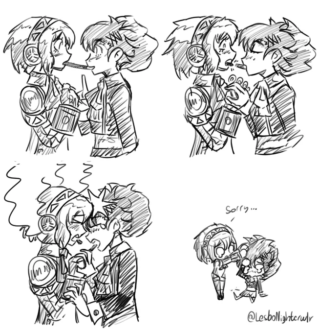 Pocky day sketch 