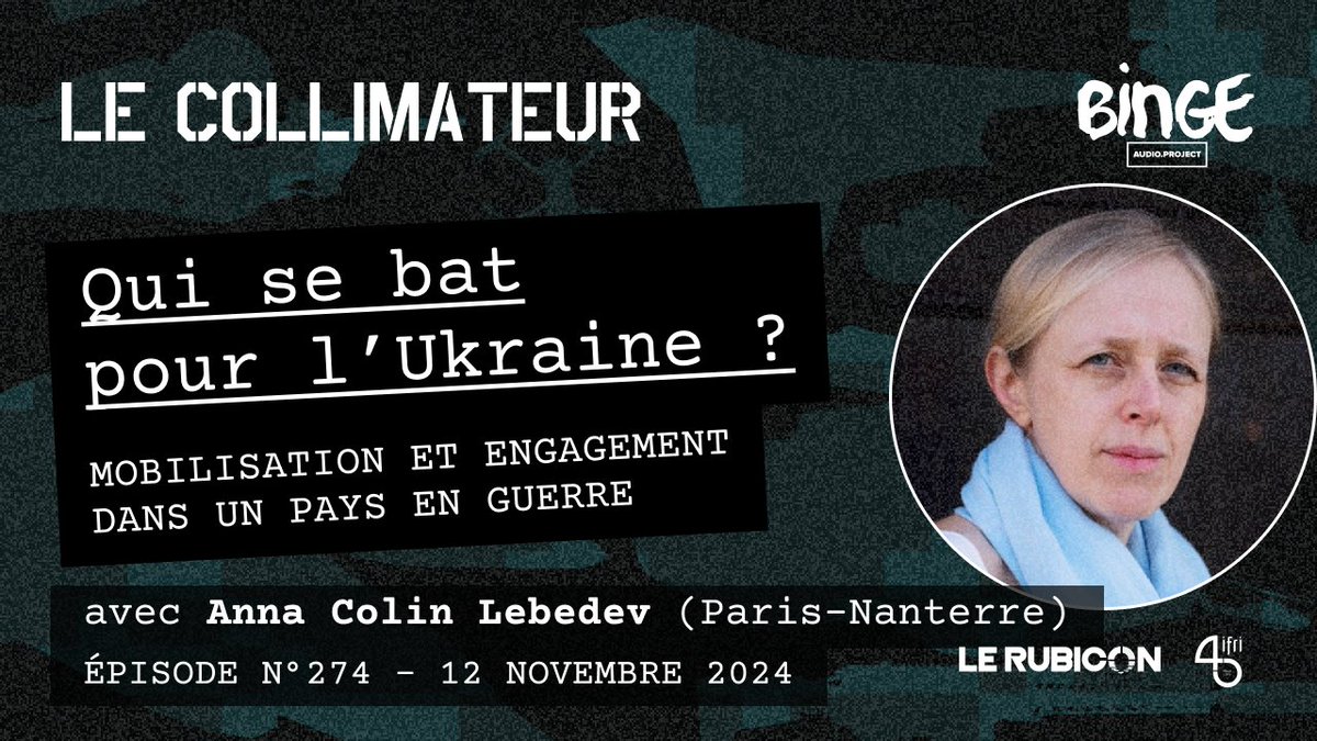 Le Rubicon (@lerubicon_org) on Twitter photo Le Collimateur retrouve aujourd'hui <a href="/colinlebedev/">Anna Colin Lebedev</a>, quelques semaines après un voyage de terrain en Ukraine, pour évoquer les ressorts et les mécanismes de mobilisation et de formation militaires qu'elle a pu observer dans l'Ukraine en guerre. <a href="/alexjubelin/">Alexandre Jubelin</a>
lerubicon.org/collimateur-12… Le Collimateur retrouve aujourd'hui <a href="/colinlebedev/">Anna Colin Lebedev</a>, quelques semaines après un voyage de terrain en Ukraine, pour évoquer les ressorts et les mécanismes de mobilisation et de formation militaires qu'elle a pu observer dans l'Ukraine en guerre. <a href="/alexjubelin/">Alexandre Jubelin</a>
lerubicon.org/collimateur-12…