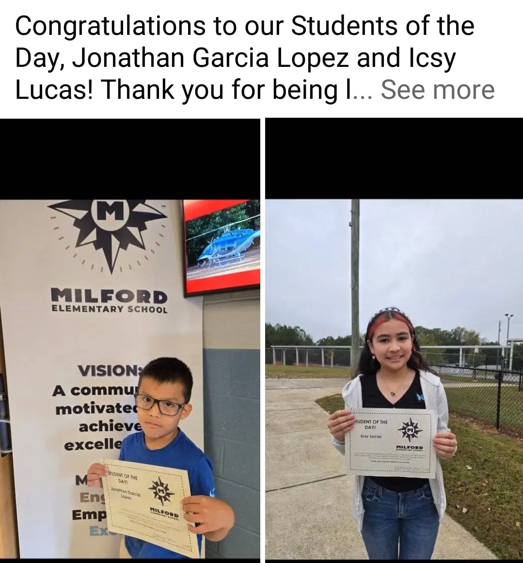 Milford Elementary (@milfordmariners) on Twitter photo 