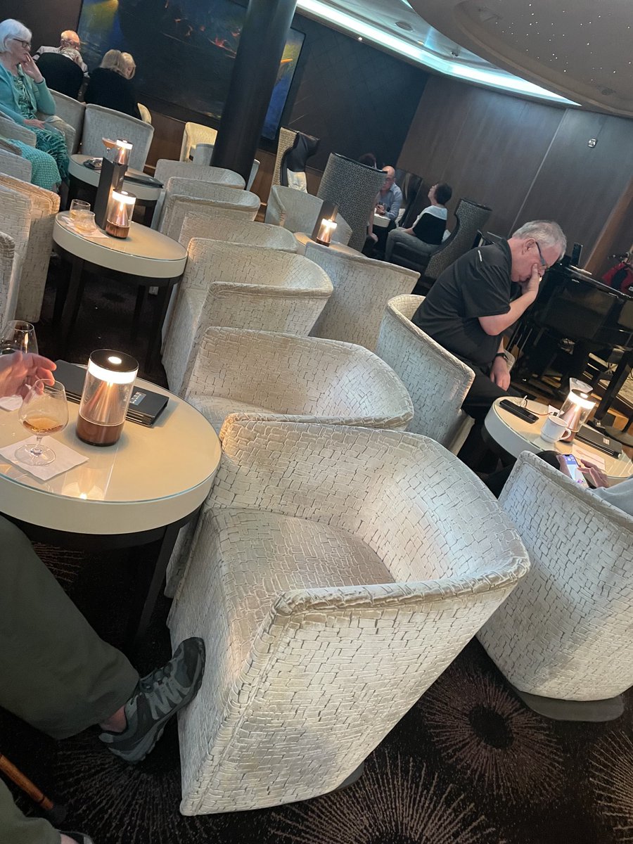 ⁦<a href="/regentcruises/">Regent Seven Seas Cruises</a>⁩ these chairs on Navigator are not just uncomfortable, they are gross looking. Not up to your standards