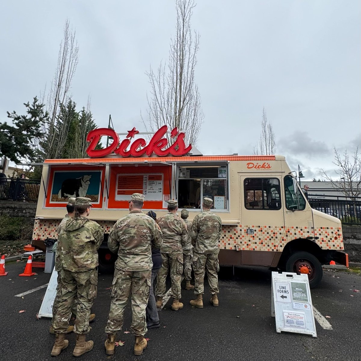 Dick's Drive-Ins (@dicksdriveins) on Twitter photo Honoring Veterans and Active Duty members today. 🇺🇸 Enjoy a free burger, fry, medium drink & 2 condiments on us today! Plus, all RoundUp donations this week go to <a href="/CompassHousing/">Compass Housing Alliance</a> Alliance: Veterans Program. Thank you for your service! #VeteransDay Honoring Veterans and Active Duty members today. 🇺🇸 Enjoy a free burger, fry, medium drink & 2 condiments on us today! Plus, all RoundUp donations this week go to <a href="/CompassHousing/">Compass Housing Alliance</a> Alliance: Veterans Program. Thank you for your service! #VeteransDay