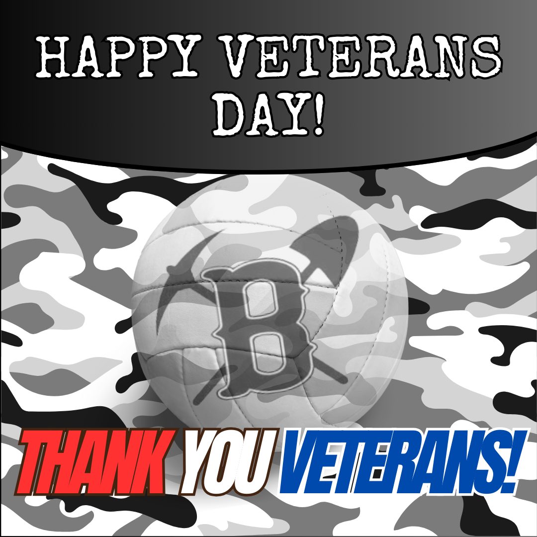 Thank you!  We appreciate our veterans for serving this great country so that we can play this game we love so much.  Coach Hamilton, Mrs. Hilderbrand, Mrs. Lisko, and SOOO MANY OTHERS!!  We thank you.  

#LadyMinerVolleyball
#Bauxite 
#ACE2