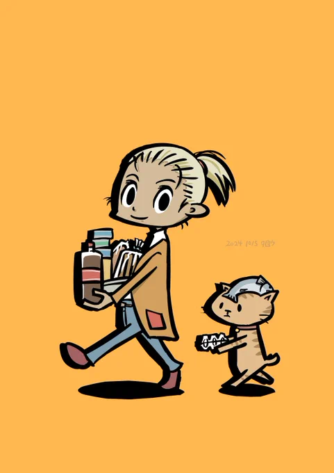 10月② 10/5〜8#先月描いた絵を晒そう #絵柄が好みって人がいればいいなぁ 