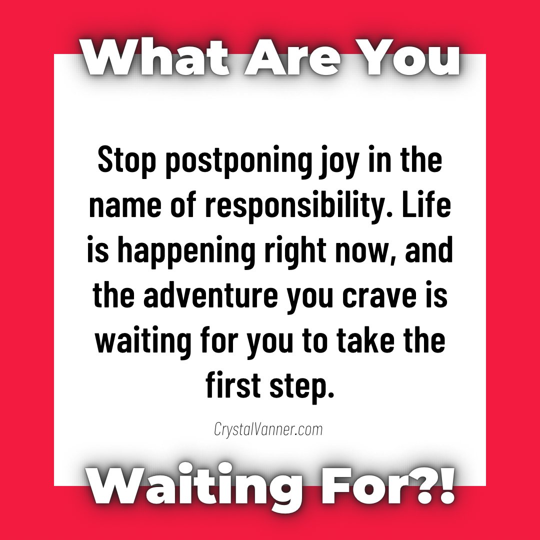 CrystalVanner's tweet photo. Life happens and that won't change. What you want out of life is up to you to make happen. Do something this week/month you've too long longed to do. Share in the VFF Village at https://t.co/WZuiGd7nop https://t.co/8Gk2qUgqTu