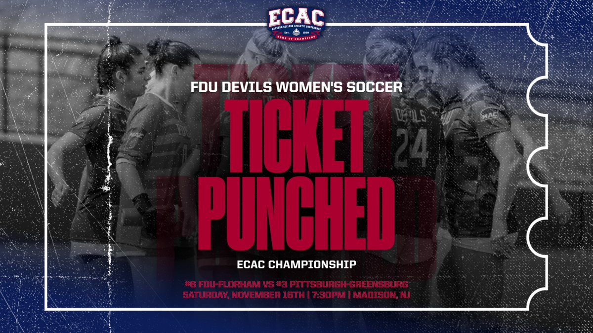 FDUDevils's tweet photo. POST SEASON | @FDUWSOC officially into post-season play with participation in the @ECACSports Division III Women's Soccer Championship!

Full Release: https://t.co/2Md8qqQdvn

#HornsUp #HeatsRising https://t.co/JdrQ0CN2YM