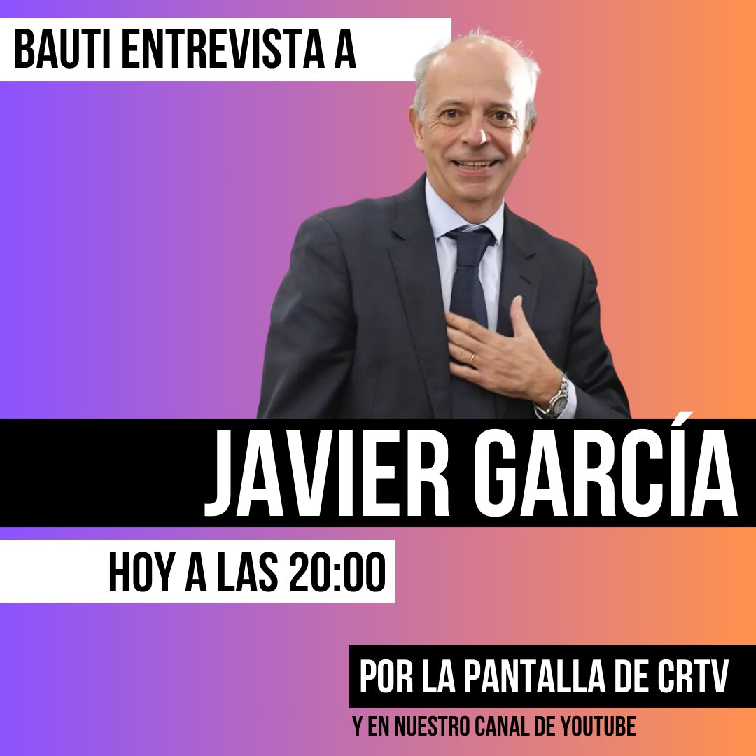 La Posta (@lapostaconbgc) on Twitter photo 🧑🦲 “Excelente…”
✔️✔️ Hoy recibimos a <a href="/JavierGarcia_Uy/">Javier García</a>, senador reelecto por el Partido Nacional.
📺 A las 20:00 por @CRTVuy y en nuestro canal de YouTube. 🧑🦲 “Excelente…”
✔️✔️ Hoy recibimos a <a href="/JavierGarcia_Uy/">Javier García</a>, senador reelecto por el Partido Nacional.
📺 A las 20:00 por @CRTVuy y en nuestro canal de YouTube.