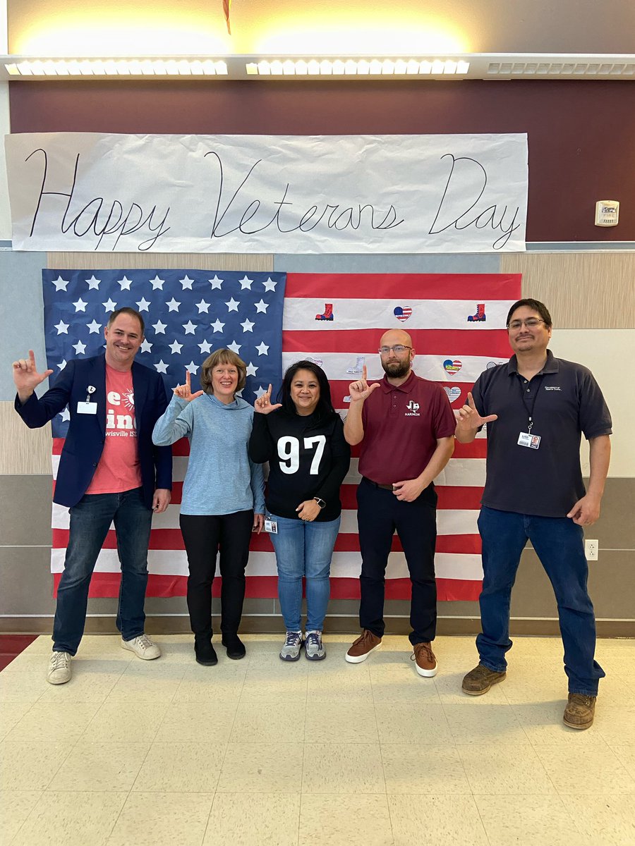 Today, LHS Harmon salutes and honors our veteran service members who are now teaching and working with our students each day. Thank you for your service! #FarmerPride
