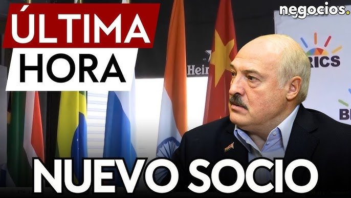 Bielorrusia, un país europeo, se une oficialmente a los BRICS como país socio. Los BRICS se compone de 9 estados miembros, y 13 países socios. Una alianza que suma el 45% de la población mundial, el 36% del PIB y el 42% del petróleo mundial. Occidente pierde hegemonía