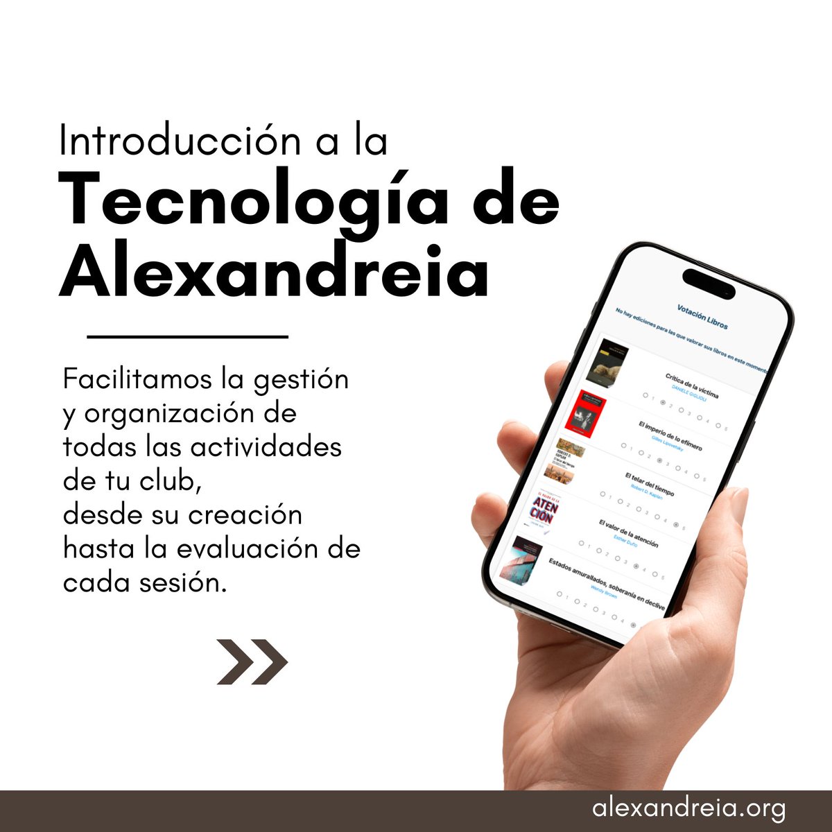 Club de Lectura Alexandreia tweet media