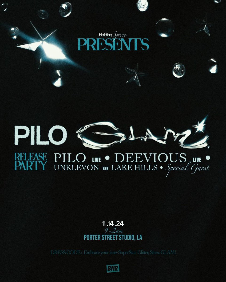 🪩 <a href="/pilo_zkulptor/">PILO AKA ZKULPTORTRAX</a>  G.L.A.M. release party w/ friends including #BNR's own <a href="/unklevonoff/">Unklevon</a>. Thursday 11.14.24 in LA at Porter Street Studio.  Tix at RA.