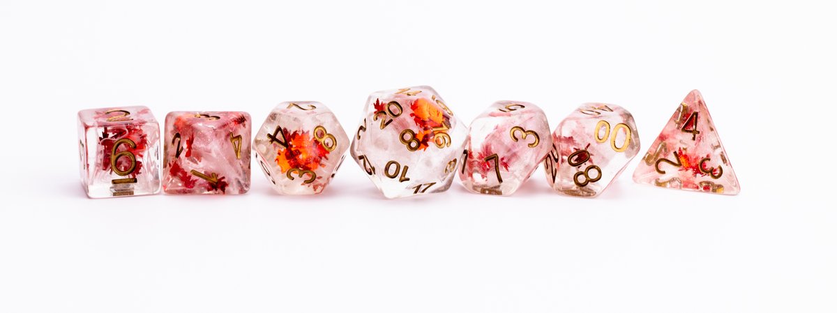 Man, Twitter just wants to tell me about politics while I just want to talk about these pretty dice with maple leaf inclusions...