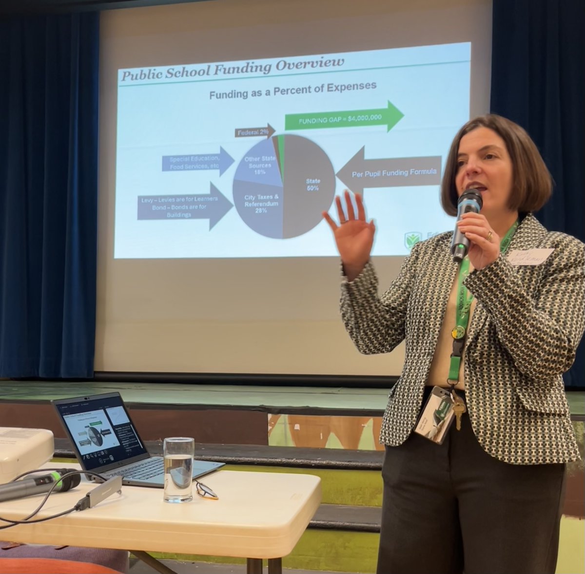 Ed Fund Exec. Dir. Kathy Rendleman and Give &amp; Go Exec. Dir. Stephanie Francis-Jones spoke at Morningside Women's Club today about the critical need for funding in public education and how Ed Fund and Give &amp; Go supplement and enhance opportunities for students in <a href="/edinaschools/">Edina Schools</a>.