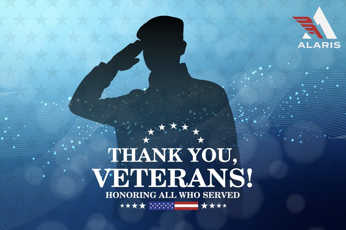 AlarisAerospace's tweet photo. Honoring the brave men and women who have served our country. Your courage and sacrifice will never be forgotten. 

#Alaris #VeteransDay #ThankYouForYourService #NeverForgotten https://t.co/boNDMlRNAV