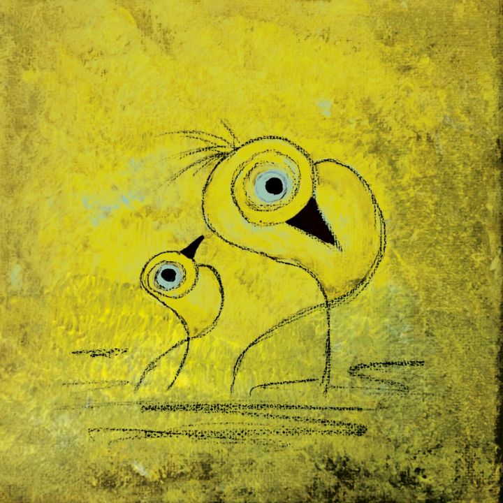 Art of the Day: "Birds Story IV". Buy at: ArtPal.com/LizaGerassiLot…