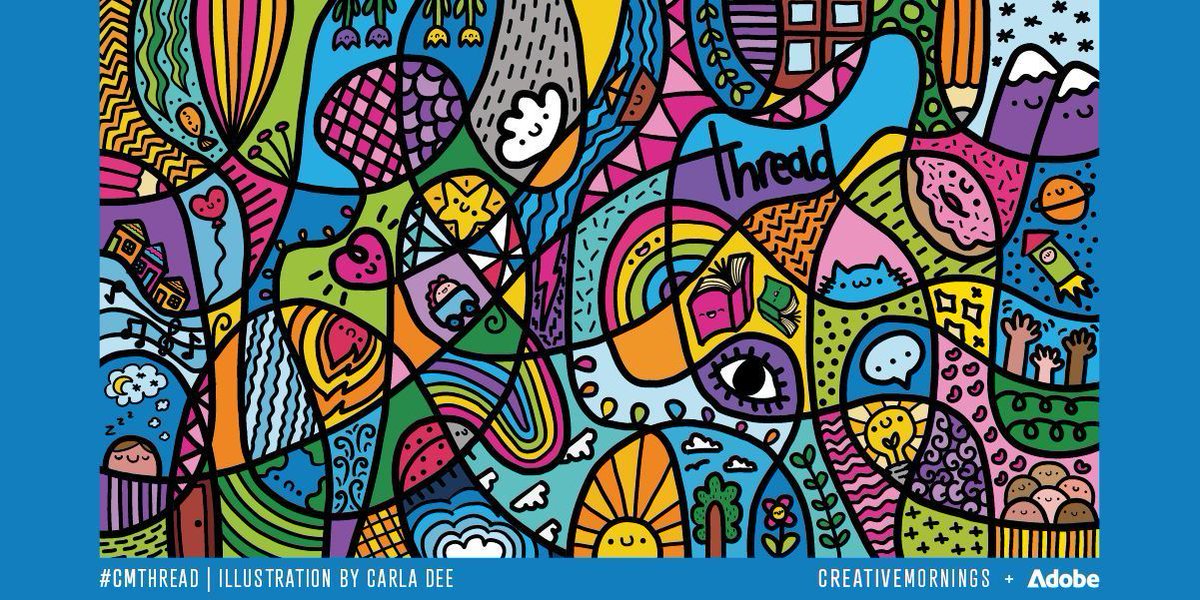 CM_Austin's tweet image. Registration is open for our next #CMATX event on Friday, November 15th creativemornings.com/talks/michu-be… 
November’s global CreativeMornings theme is THREAD, so weave some positivity into your social feed with this month’s hashtag: #CMthread