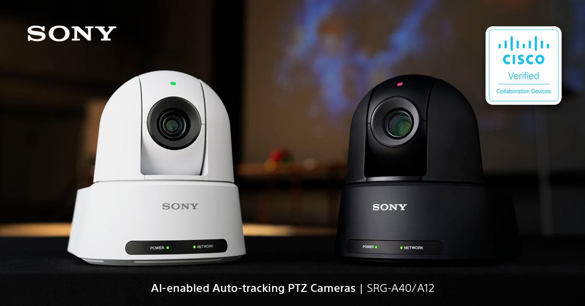 LightWerks ProAV (@lightwerksav) on Twitter photo 📢 Just in! <a href="/Sonyprousa/">Sony Professional | US & Canada</a> 's SRG-A40/A12 PTZ Cameras are now Cisco Certified! 🚀 With built-in AI Analytics, enjoy seamless integration and optimized performance with Cisco devices. Elevate your workspace with top-tier compatibility! Learn more: lightwerks.com/brands/sony/ #AVTweeps 📢 Just in! <a href="/Sonyprousa/">Sony Professional | US & Canada</a> 's SRG-A40/A12 PTZ Cameras are now Cisco Certified! 🚀 With built-in AI Analytics, enjoy seamless integration and optimized performance with Cisco devices. Elevate your workspace with top-tier compatibility! Learn more: lightwerks.com/brands/sony/ #AVTweeps