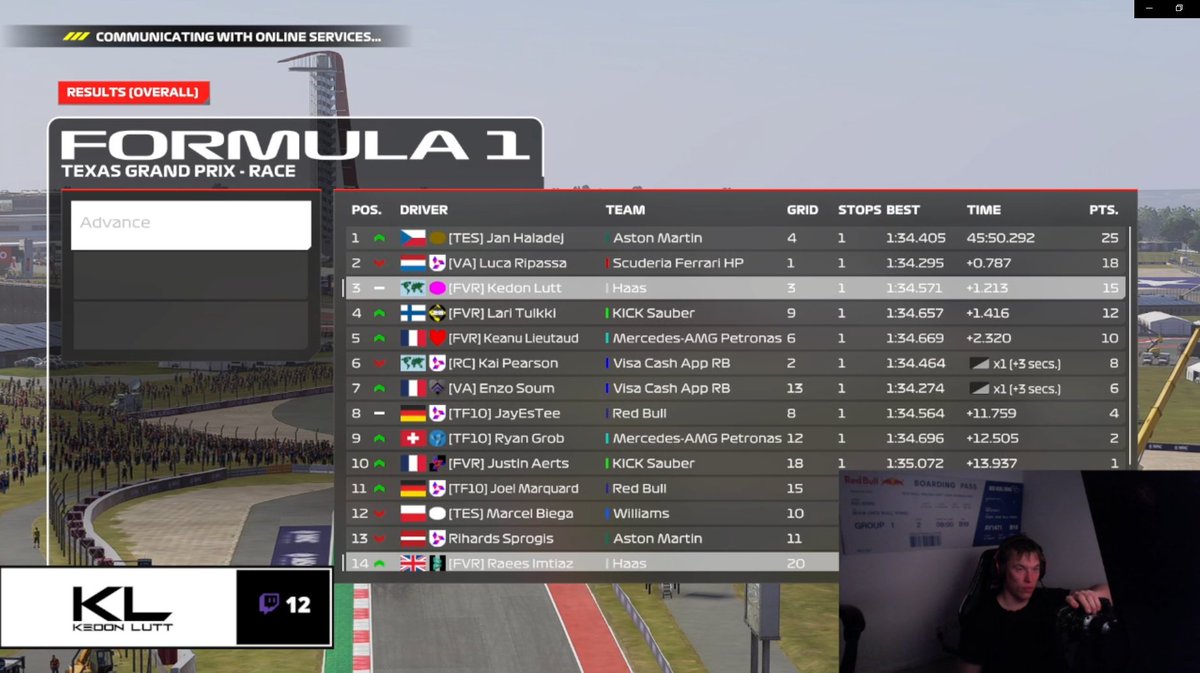 Great first round in <a href="/WORleague/">World Online Racing</a> T2💪
Shame I didn't have any pace in the wet..

Thanks for the goated engineering once again <a href="/Toppe05/">Topias</a>