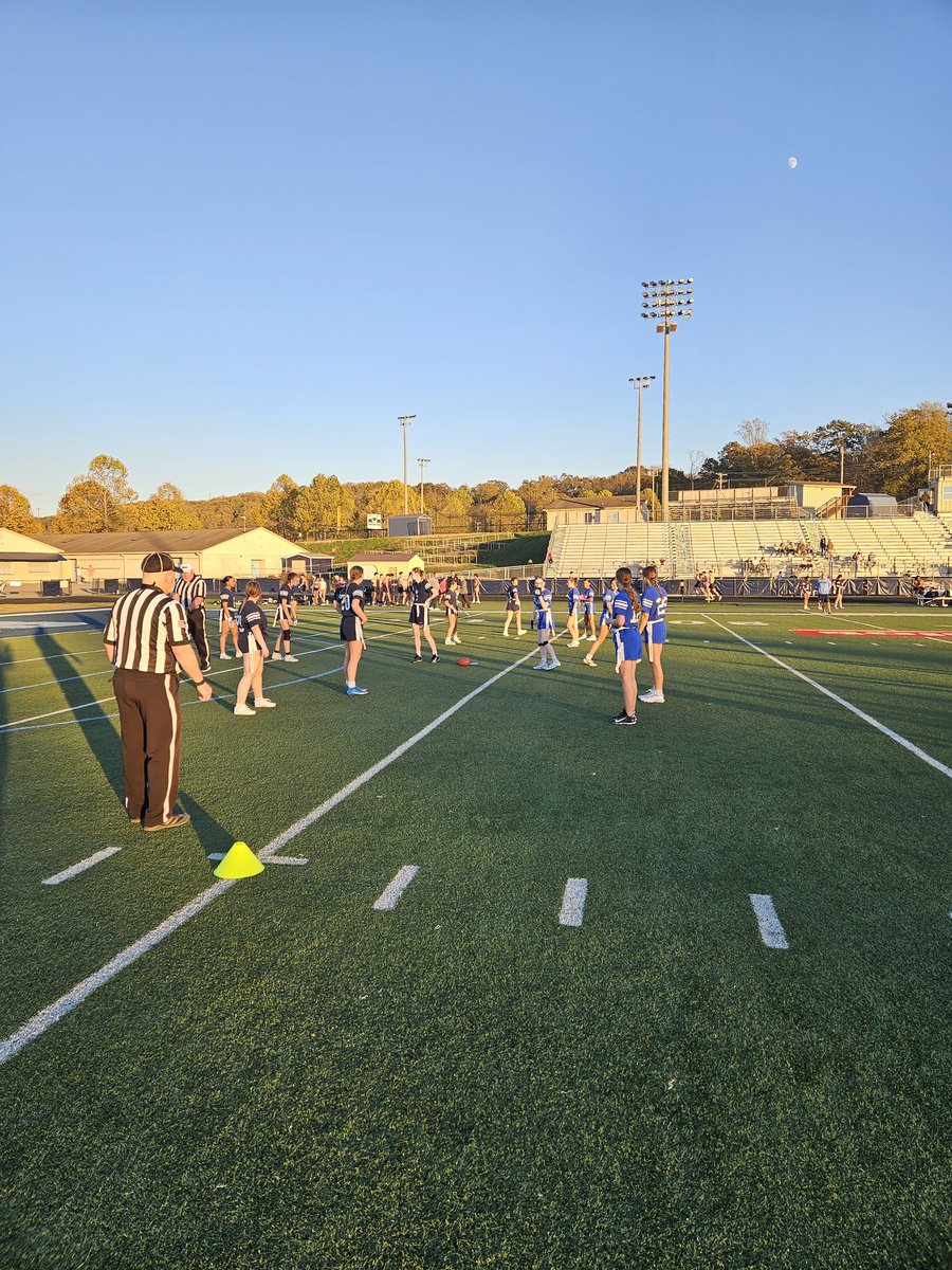 The inaugural flag football game at Hardin Valley Academy.