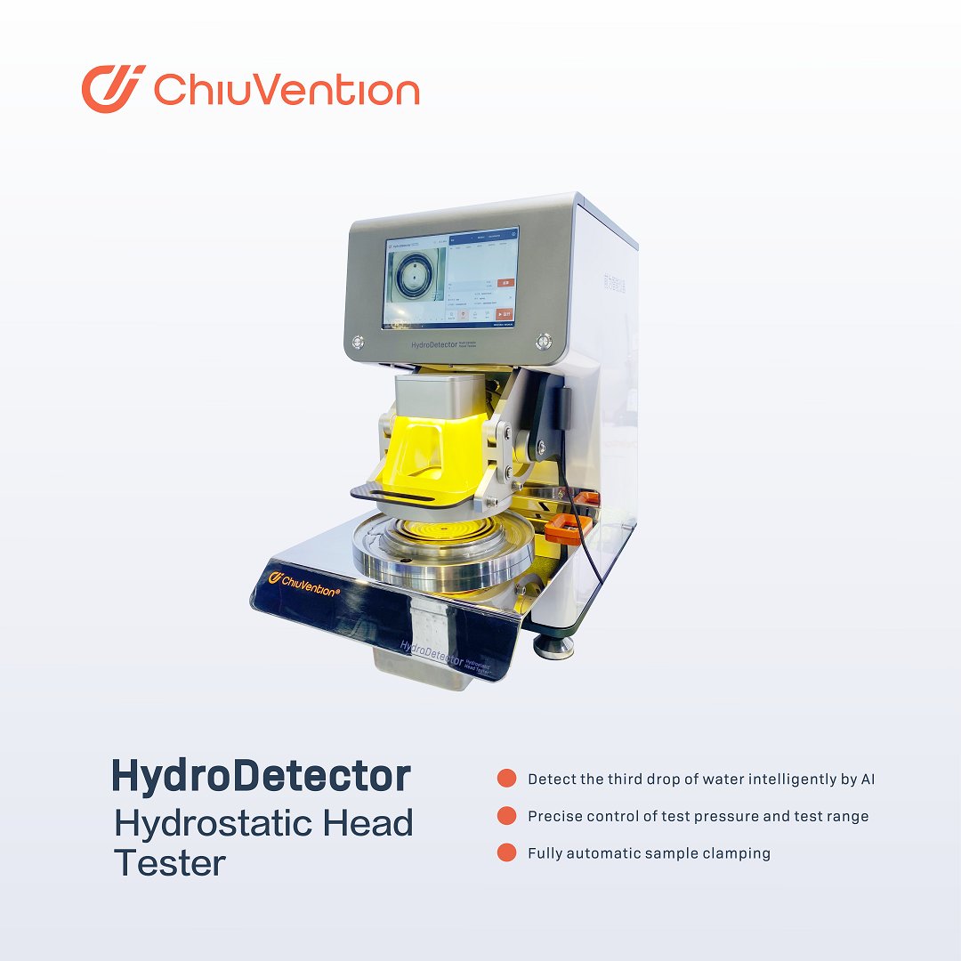 CIVChiuVention's tweet image. Introducing the HydroDetector Hydrostatic Head Tester — precise water penetration resistance testing!
chiuvention.com/product/hydros… 
📩 Contact us: medium@chiuvention.com WhatsApp: +86 180 2511 4082
#HydrostaticHeadTester #ChiuVention #WaterproofTesting