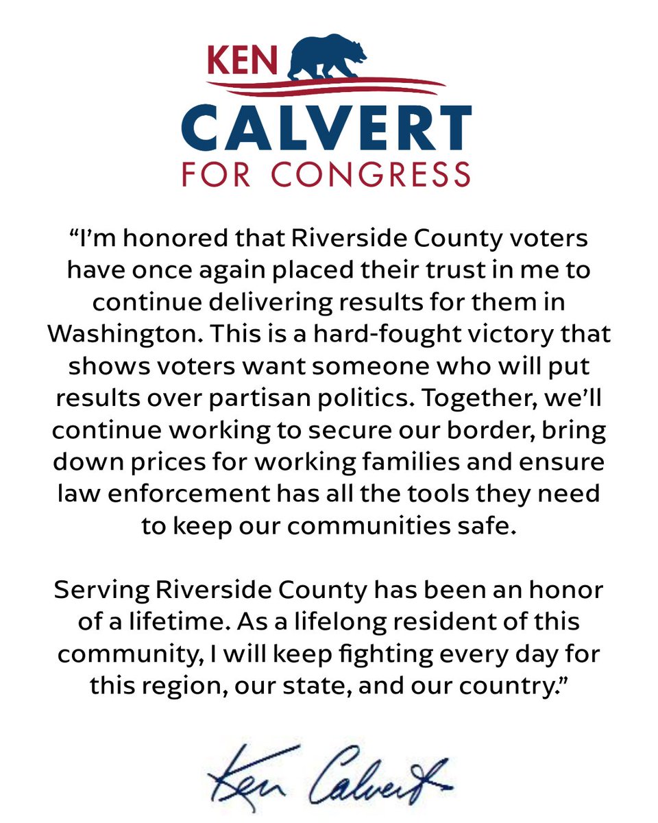 Ken Calvert tweet media