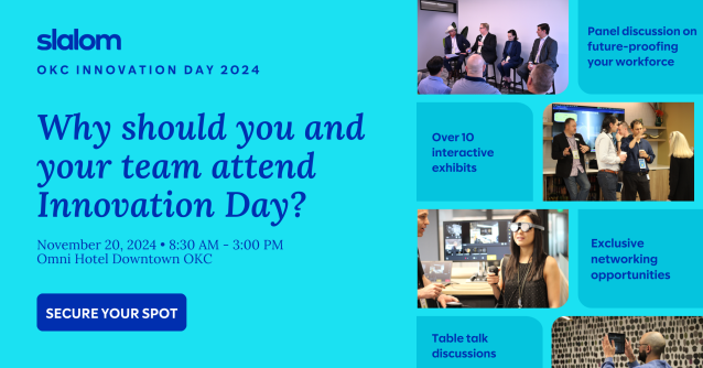toadx's tweet photo. Innovation Day is back in Oklahoma City, and this is your front-row seat to the future! https://t.co/6F6BAF26sA https://t.co/6fLdWiKaGb