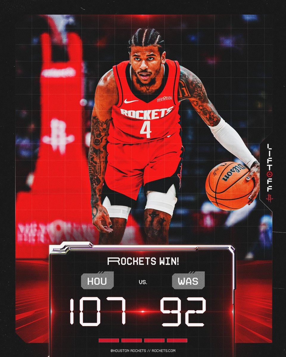 HoustonRockets's tweet photo. Back-to-back dubs 👏 https://t.co/ASVEukqzGw