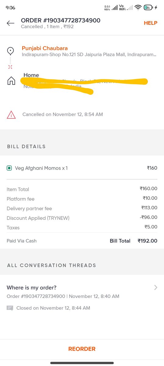 shruttishyamam's tweet photo. @SwiggyCares terrible experience! Ordered breakfast early, accepted before 8 AM, yet after 40+ mins, I'm told it’s unavailable. Waited 50 mins, reached out to customer care, and no help, just canceled. Hungry and frustrated. This is unacceptable. #SwiggyFail @Swiggy @harshamjty https://t.co/8OGAh8fCU2