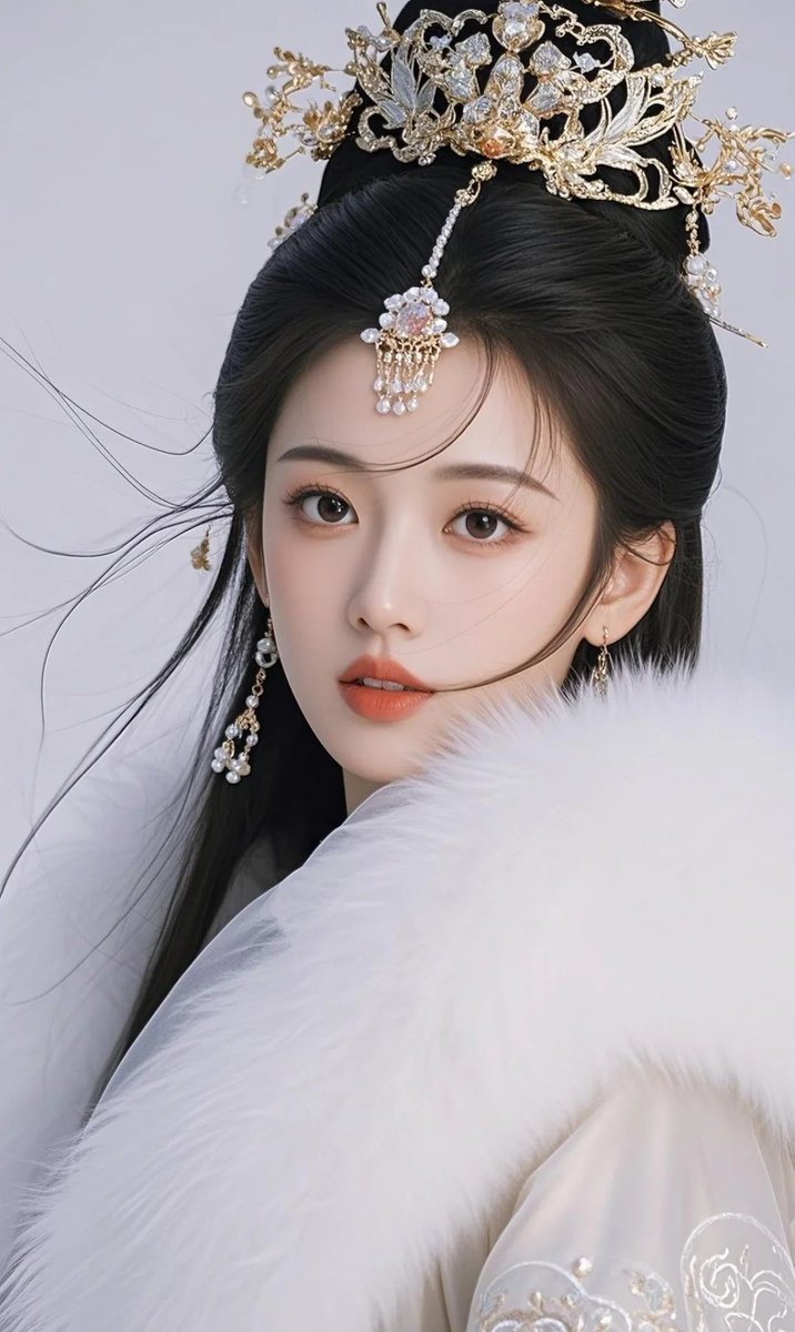 sijin764299's tweet photo. 玉簪金钗映雪颜，风华绝代画中仙。 https://t.co/oqpk1lK2IH