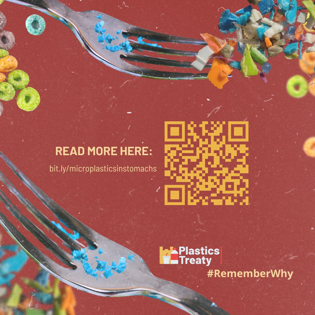 GAIAnoburn's tweet photo. #RememberWhy it’s not enough to address plastic pollution through waste management.
Microplastics were found in ALL 26 individuals in this latest study, presenting the 1st definitive confirmation of microplastic presence in the human stomach.
https://t.co/sJtyFItuFA
#INC5 https://t.co/3LZMkcU8sS