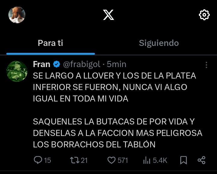 minimaltechjkz's tweet photo. @frabigol Mira gordito, se te borró la publicación. https://t.co/VTrSn9qWDK