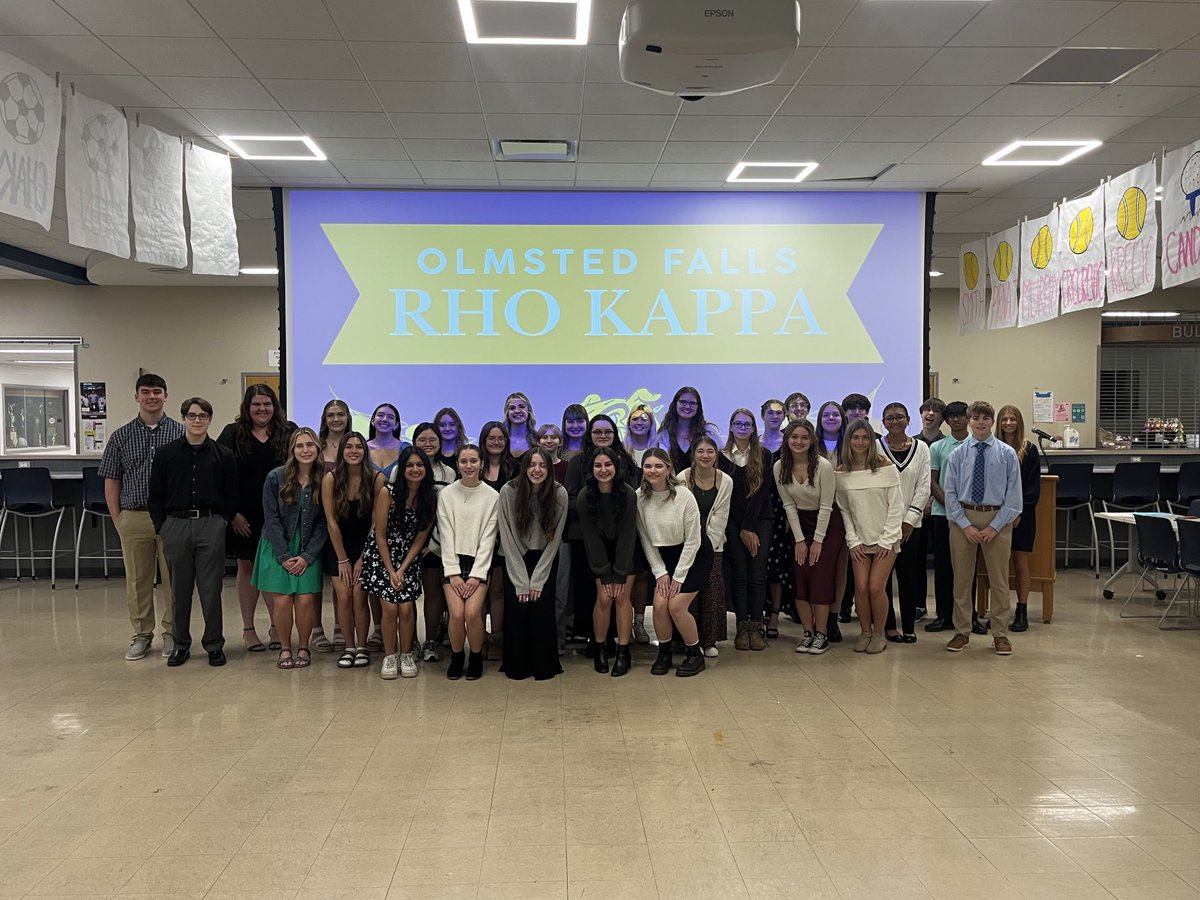 OFHSLeoSpagnola's tweet photo. The Rho Kappa class of 2024! https://t.co/a4hyXJlljW
