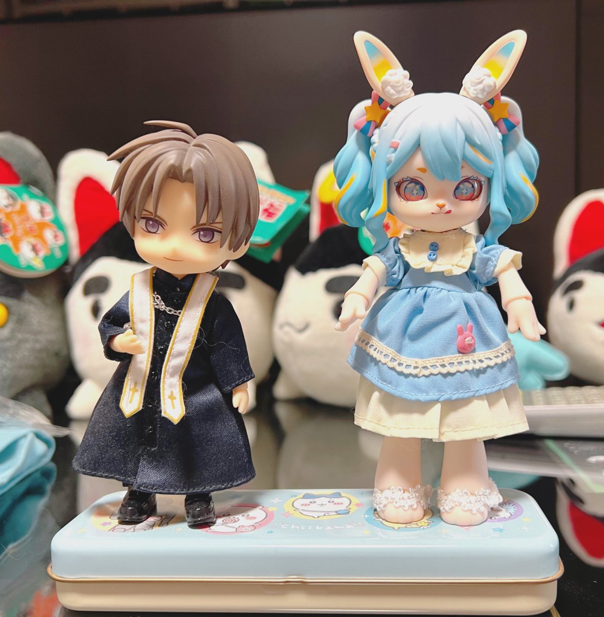 ねんどろいどどーるとボニーバニーの大きさ比較バニボニちゃんの方が