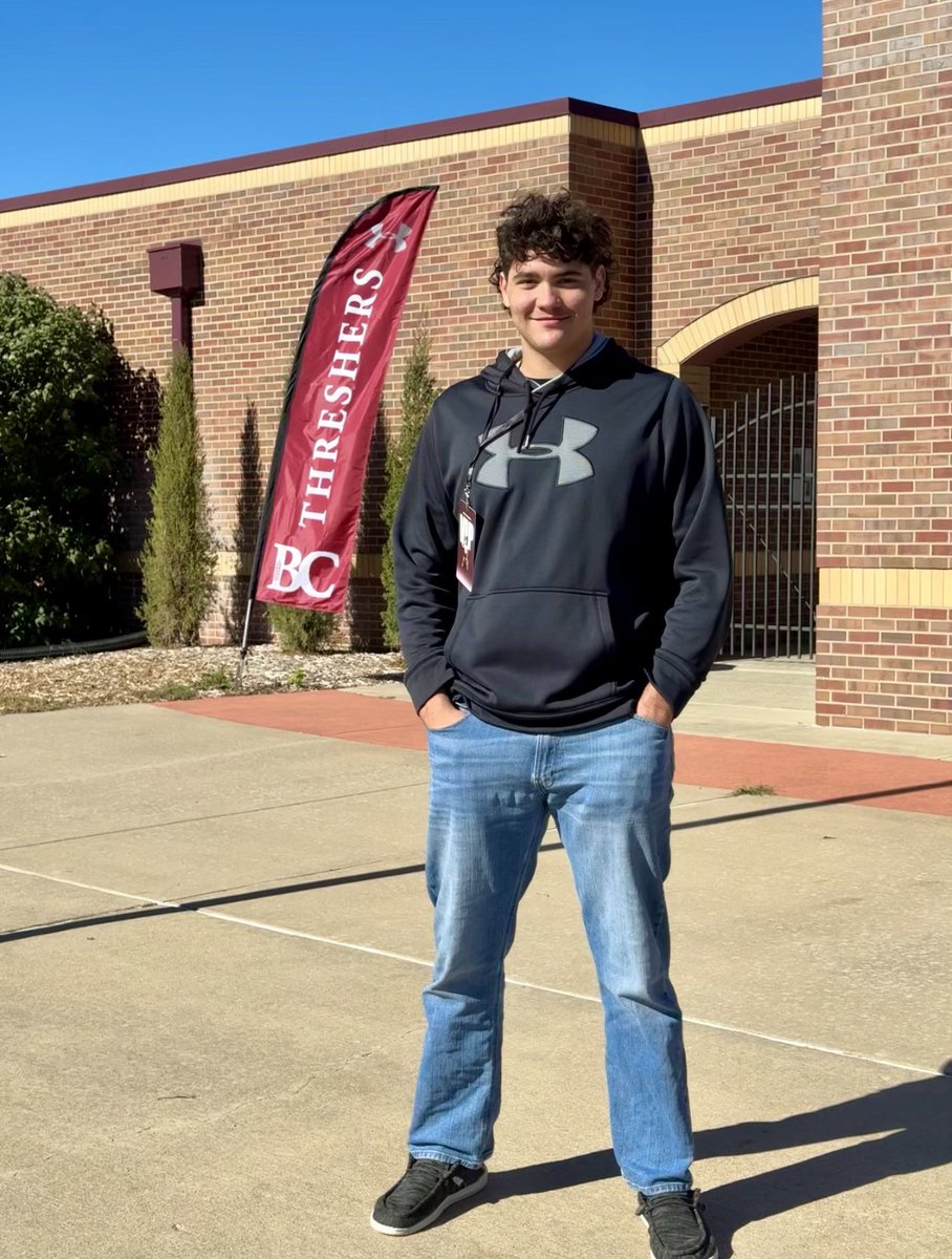 NoahNoBrakes's tweet photo. Thank you to @Threshers_FB and Coach @TheTerryCook for the gameday invite. Great Day!

#RollOn

@Coach_DavisPHS @PryorTigerFB https://t.co/Ye8aZ5sX8Q