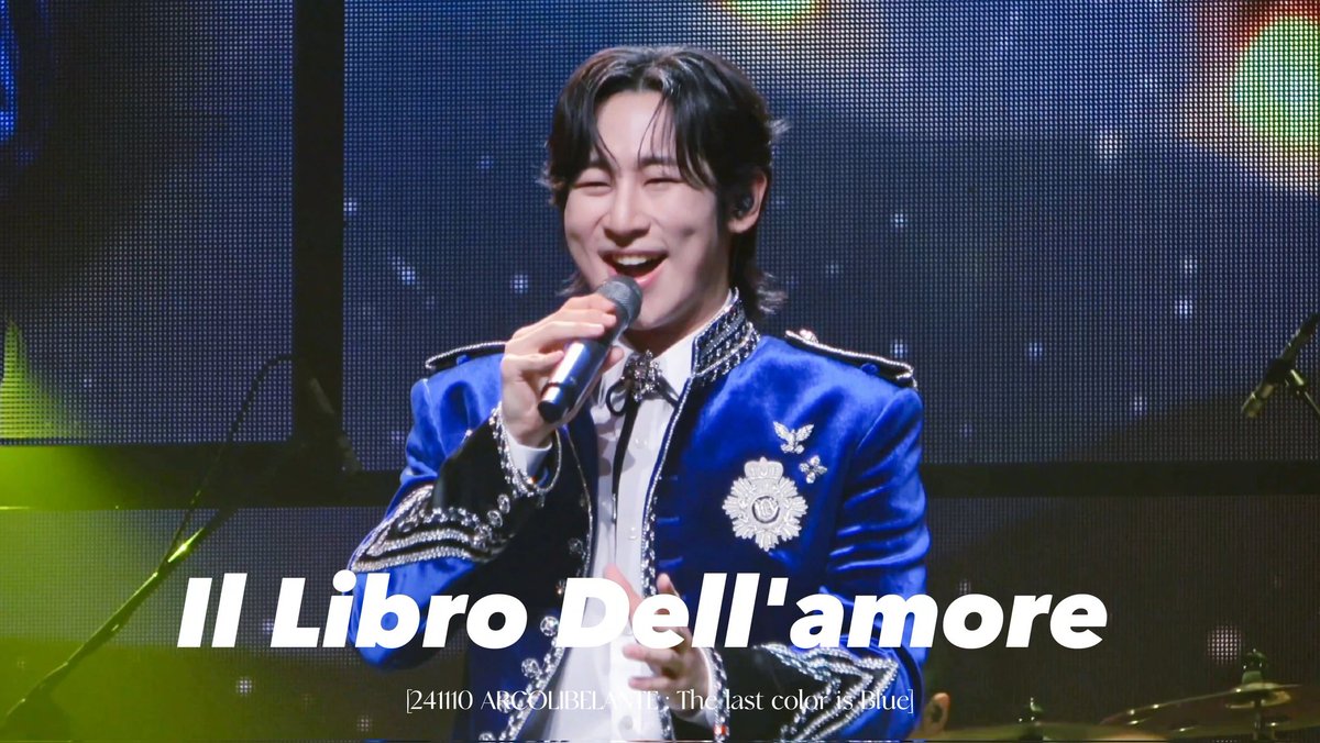 [4K] [노현우 Focus] 241110 Il Libro Dell'amore_리베란테(Libelante) | [ARCOLIBELANTE : The last color is Blue]

🔗youtu.be/FHjFrxuZh-Y?si…