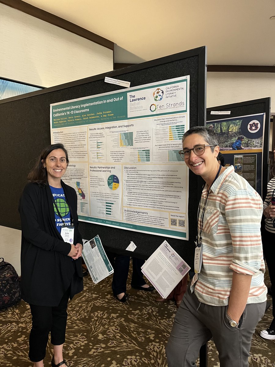 Last week, our chief innovation officer Andra Yeghoian attended <a href="/TheNAAEE/">NAAEE 🎓🌎</a> 2024 Building Bridges Conference! 🌏 Grateful for the chance to connect and share best practices in environmental education. Huge thanks to NAAEE! 🌟

📌 View the poster here: docs.google.com/presentation/d…