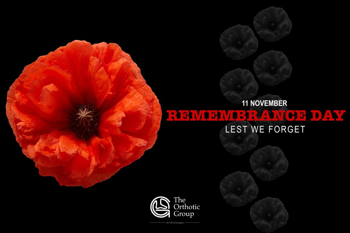 OrthoticGroup's tweet photo. On this Remembrance Day, we pause to honor the courage and sacrifice of those who served. Their bravery and dedication continue to inspire us. We will never forget. #RemembranceDay2024 https://t.co/f3Szl9U7Uc
