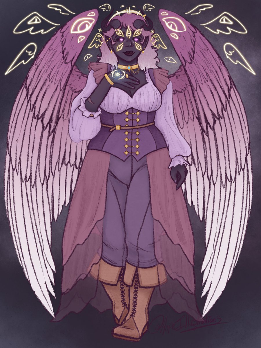 IceMintSong's tweet photo. Finished a #commission today! This character was so much fun to draw, I love her😍
✨ My #commissions are open! ✨
#art #dnd #DnDcharacter #dndart #artist #characterart #characterdesign #opencommissions https://t.co/Vrkh1D8wmi