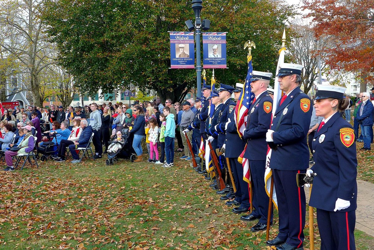 A special thanks to the brave men and women veteran Soldiers in the U.S. Military who have helped protect our freedoms. Today and every day. You are an American treasure.

📷 Scenes from this morning's #VeteransDay Observance held at the Walpole Town Common. <a href="/TownofWalpole/">Town of Walpole</a>