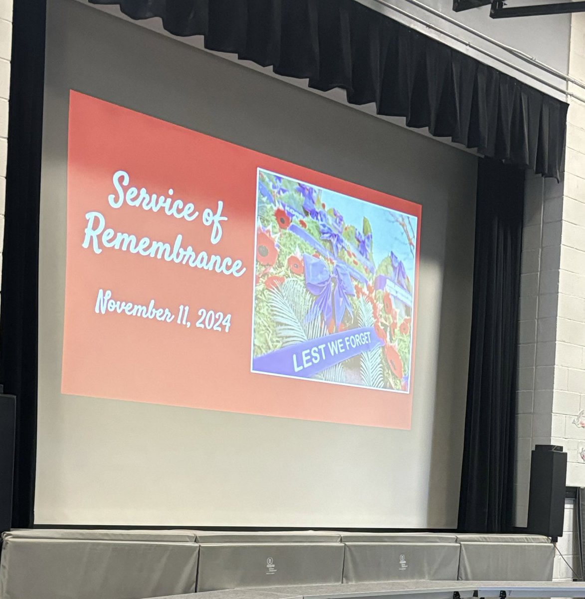 Thank you to all students, staff, and community members for your participation in our Remembrance Day assembly to honour those whose dedication, sacrifice, and service have contributed to bringing peace at home and abroad. #LestWeForget
