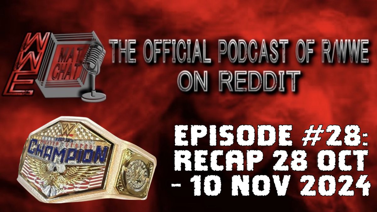 WWEMatChat's tweet photo. Our latest episode of Mat Chat is now up!  In this episode, we recap 28 Oct - 10 Nov 2024, including WWE Crown Jewel!
🖥️ YouTube: https://t.co/CdX6epNnoC
🎧 Audio Platforms: https://t.co/1OlsxwvluI

#WWE #WWERAW #WWESmackDown #WWECrownJewel #NXT #WWENXT https://t.co/LTME34ZSp4