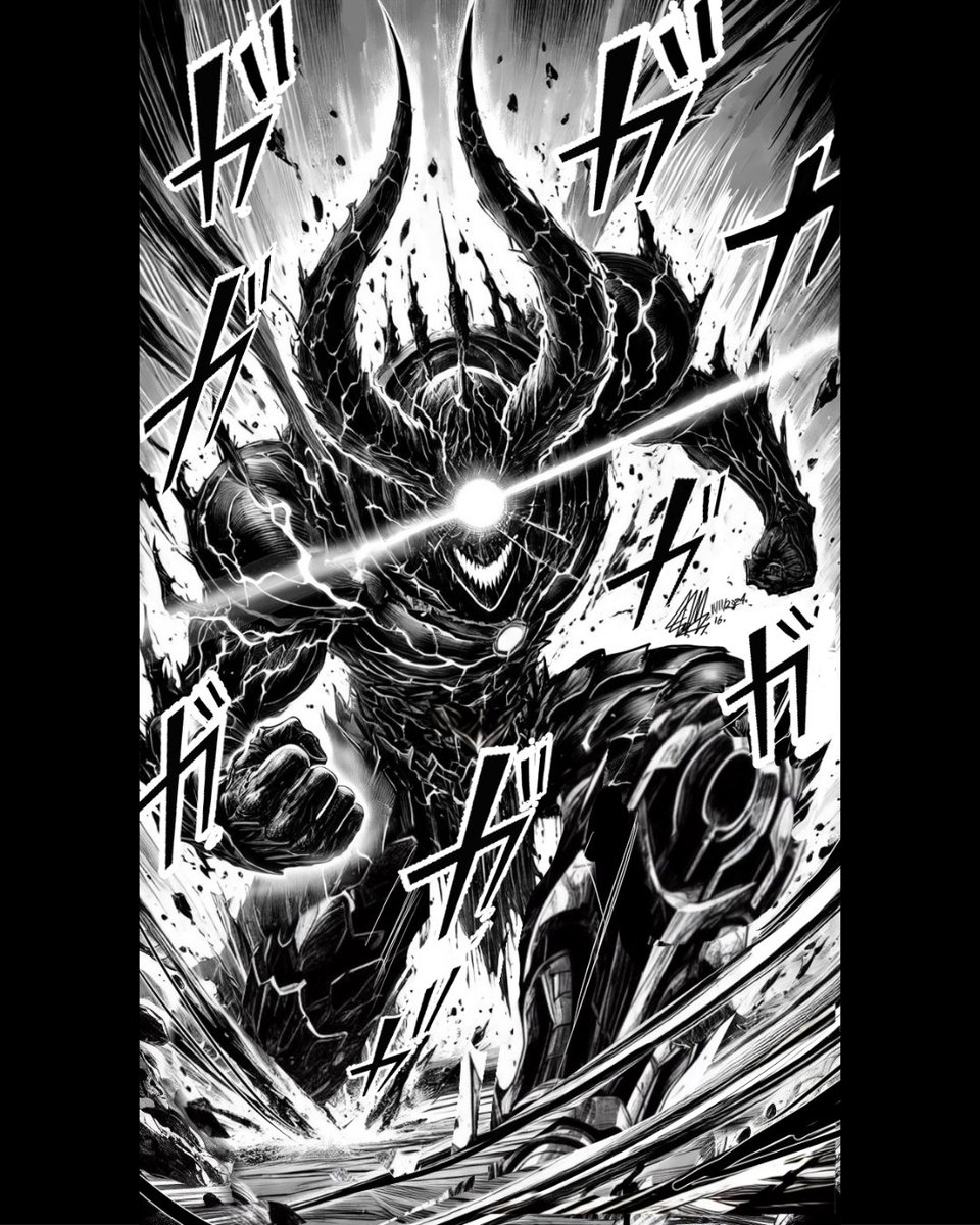 aymengo_2022's tweet photo. Hola gente. Cómo están? Aquí un segundo dibujo de Kuorkan Nirkhirus Espectro Desatado  que estuve haciendo estos días. Espero que les guste!

#Drawing
#kuorkannirkhirus
#power #villain
#powerful #Suhgkutus #alien #dinamicpose #digitalart #oc #originalart #onomatopeias #mangaart https://t.co/mGaCbrY4Wv
